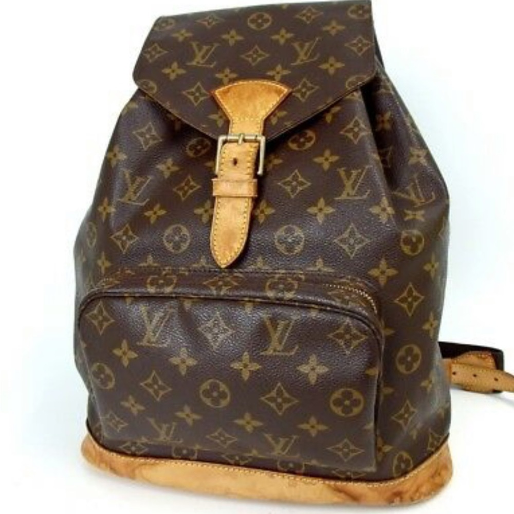 AUTH LOUIS VUITTON MONTSOURIS BACKPACK